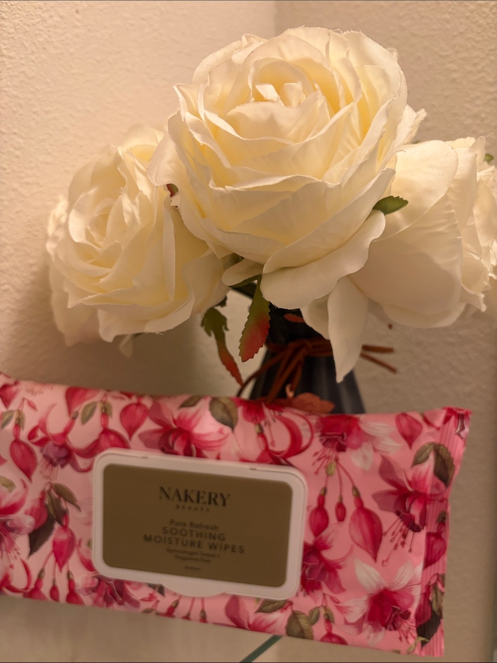 Nakery Soothing Moisture Wipes - Pink Floral Pack